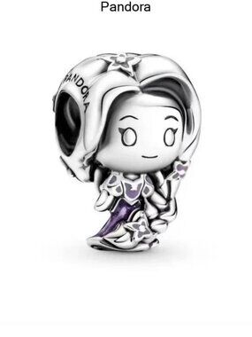 Pandora Disney Sterling Silver Rapunzel from Tangled Princess Bracelet Charm